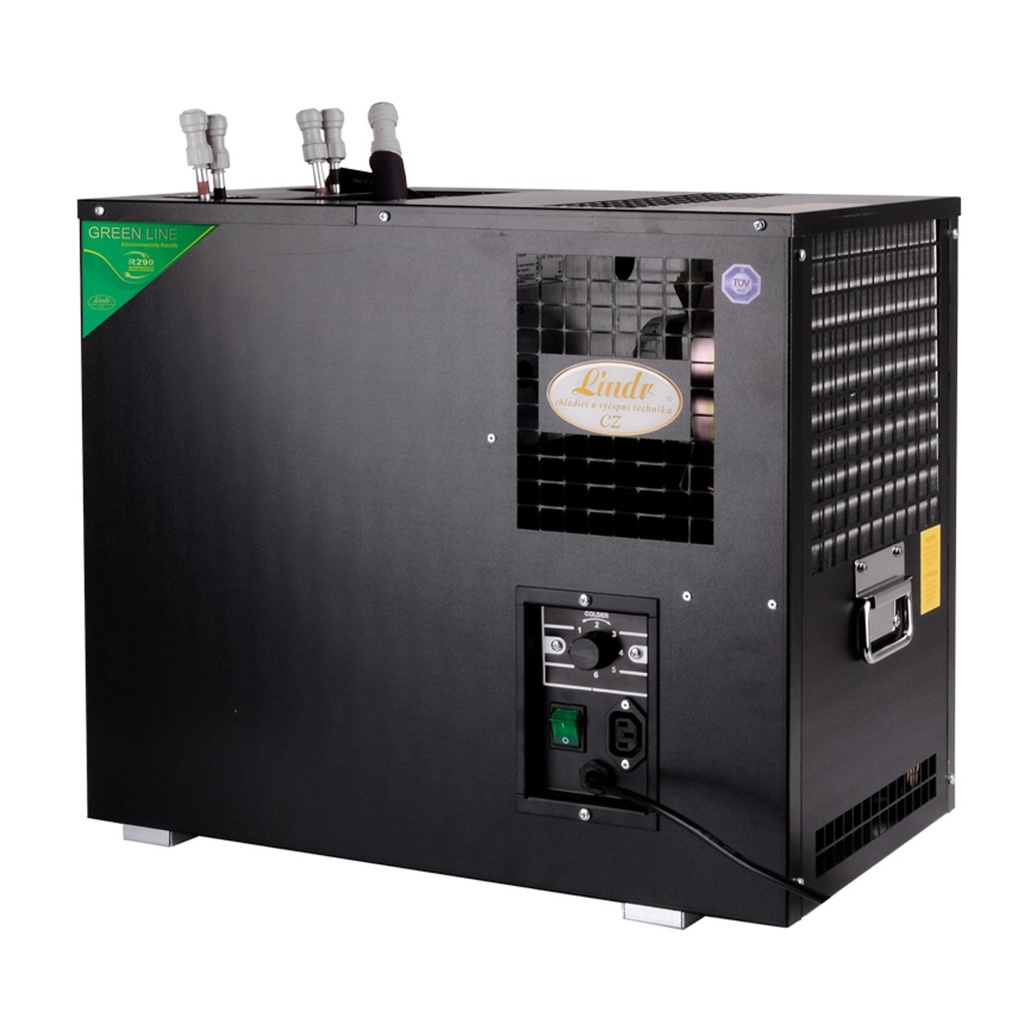 AS-110 Green Line chladič piva 4 x chladiaca špirála + rýchlospojky
