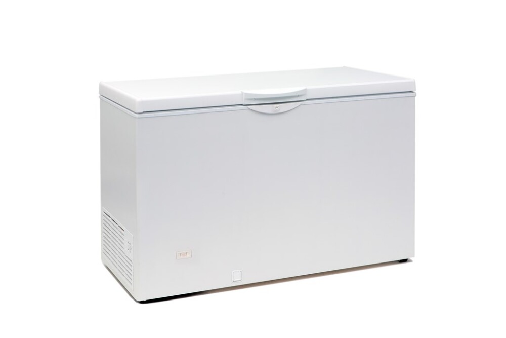 EBC61 - Pultová chladnička s plným výklopným vekom 472 L
