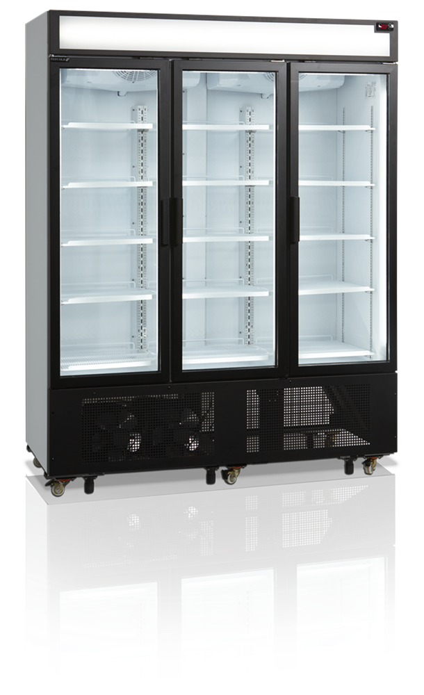 FSC1600H - Trojdverová prístenná vitrínová chladnička so svetelnou nadstavbou