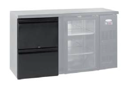 CBC 1/3+2/3 - Dvojzásuvkový segment do barových chladničiek s rôznymi výškami zásuviek