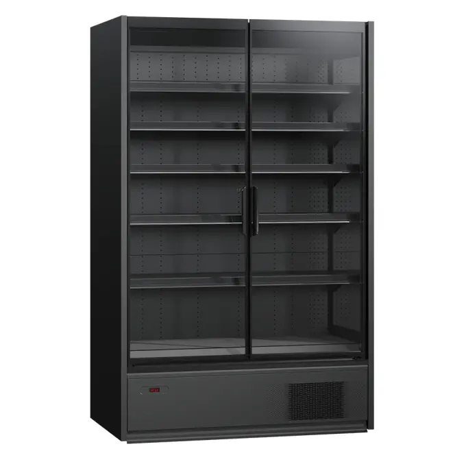 COLES SLIM DESK 1562/770 - Prístenná chladiaca vitrína s otočnými dverami  s hĺbkou 77 cm