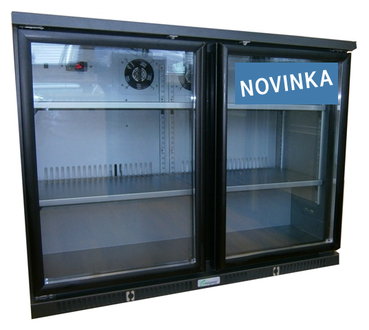 DGD240 E-GLASS dvojdverová barová chladnička