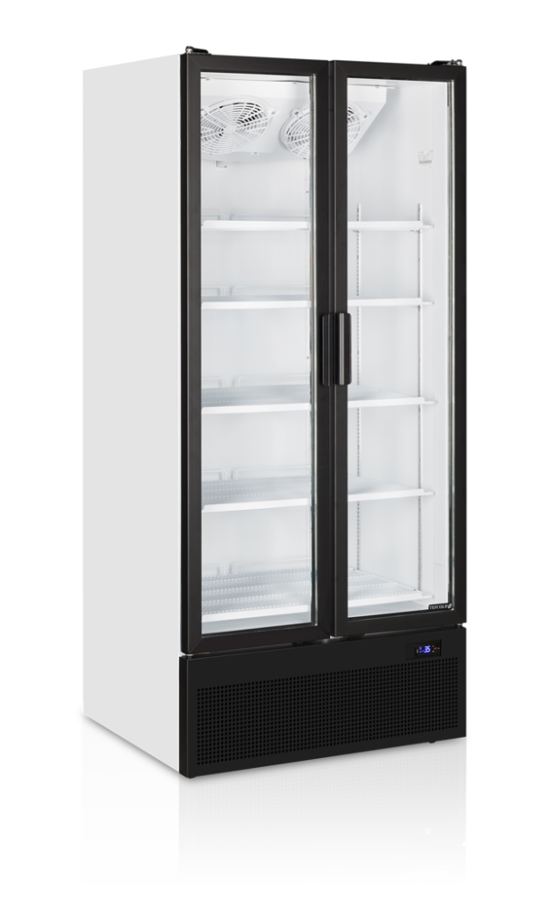 FS890H Vitrínová dvojdverová chladnička v šírke 90 cm