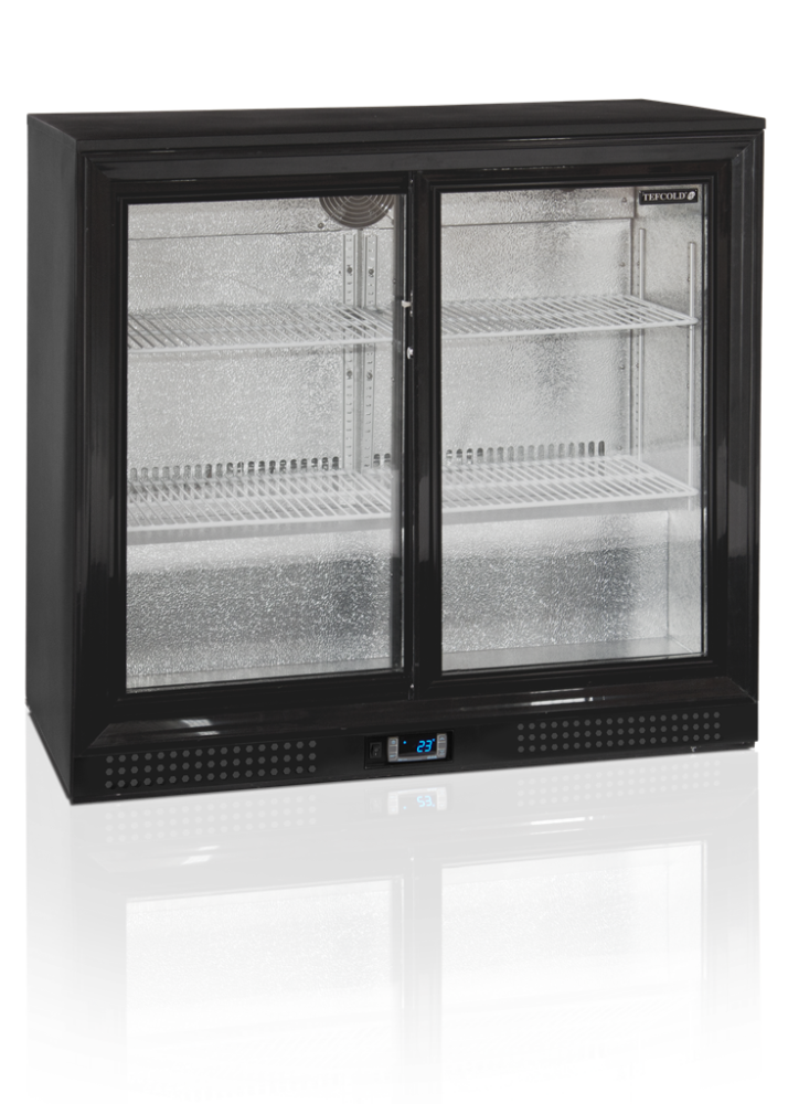DB201 S - Barová chladnička s 2 posuvnými dverami a LED osvetlením