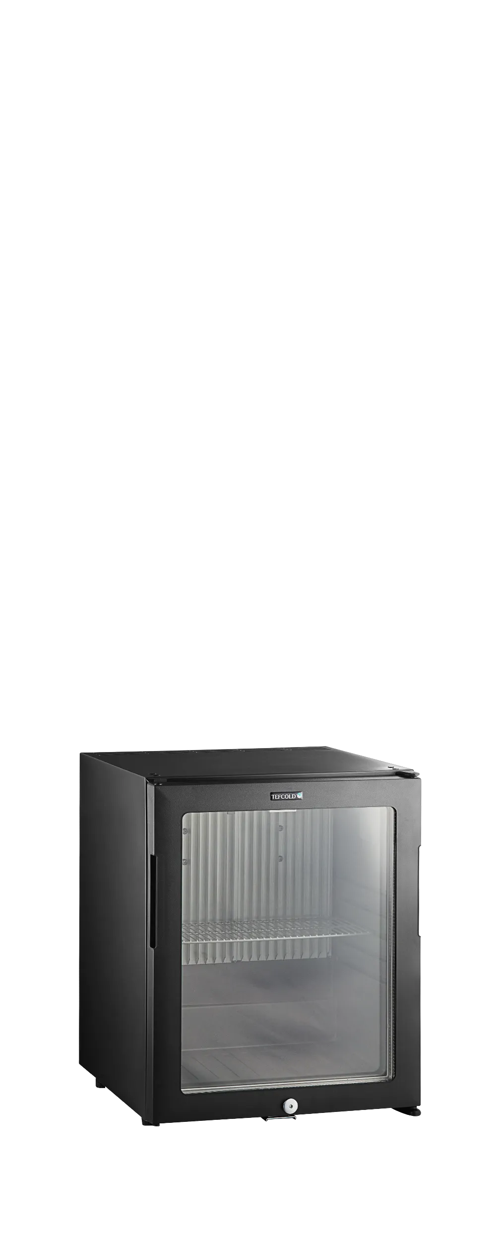 TM33 G1- Absorpčný bezhlučný presklený minibar do hotelových izieb