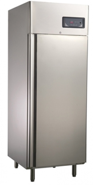 GNC740L1 INOX nerezová chladnička s plnými dverami