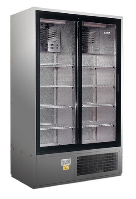 SCH 1400 R INOX - Nerezová chladiaca vitrínová skriňa
