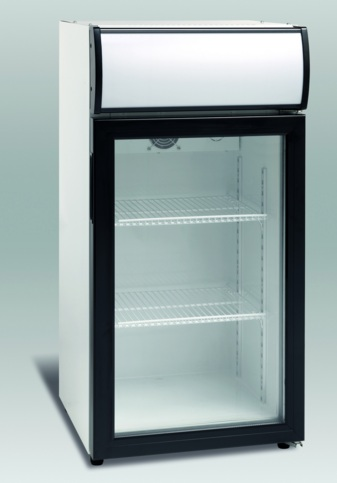 SC81-Vitrínová chladnička so svetelnou reklamnou nadstavbou