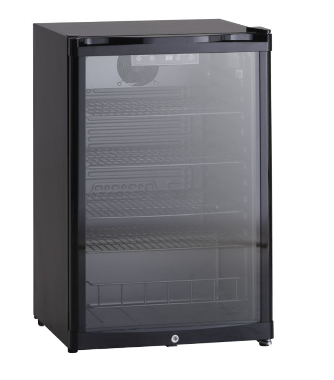 DKS142-Vitrínová presklená chladnička 115 L