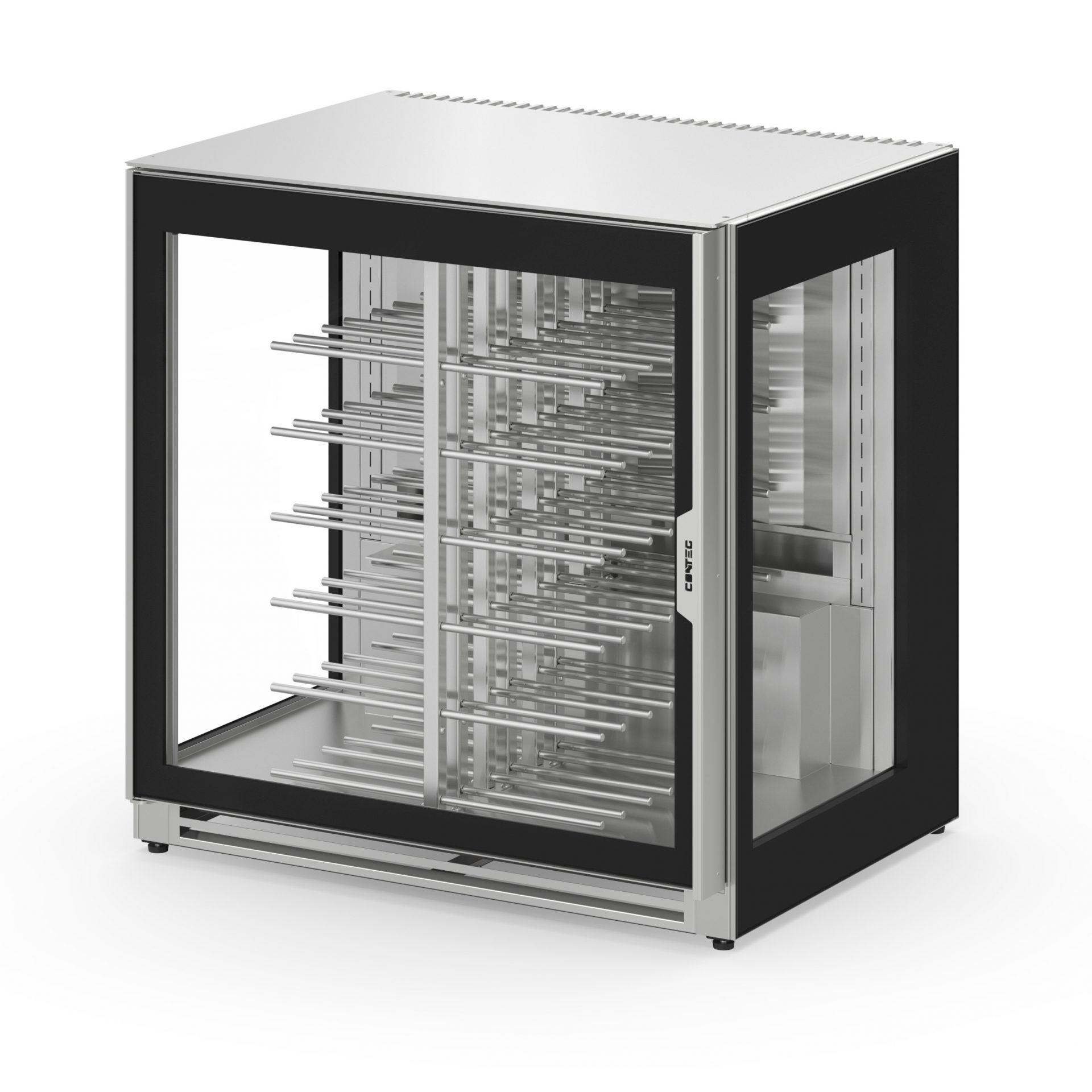 VARIUS 860A-2 Podstavná dvojzónová nerezová vinotéka