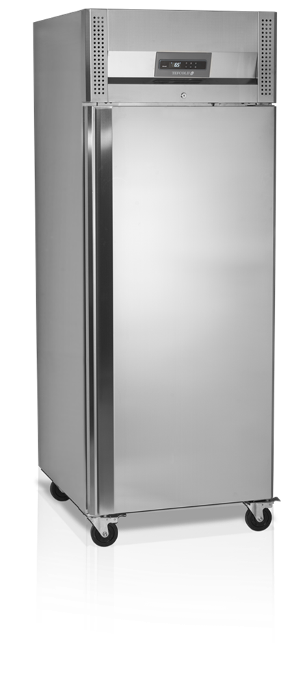 RK710-I - Jednodverová chladiaca skriňa s plnými nerezovými dverami  GN2/1