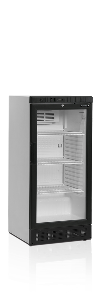 SCU1220 Jednodverová chladiaca skriňa s presklenými dverami a výškou len 131,5cm