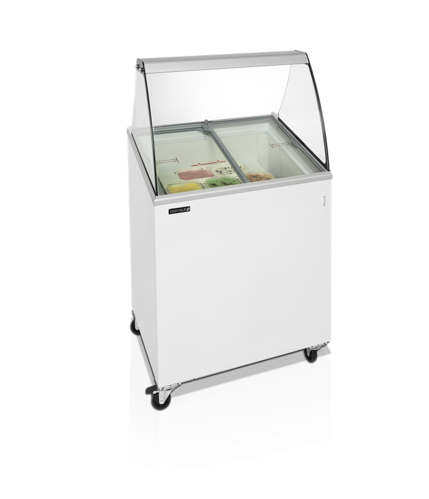 IC200SCE-OS - Pultová zmrzlinová mraznička so sklenenou nadstavbou v norme GN
