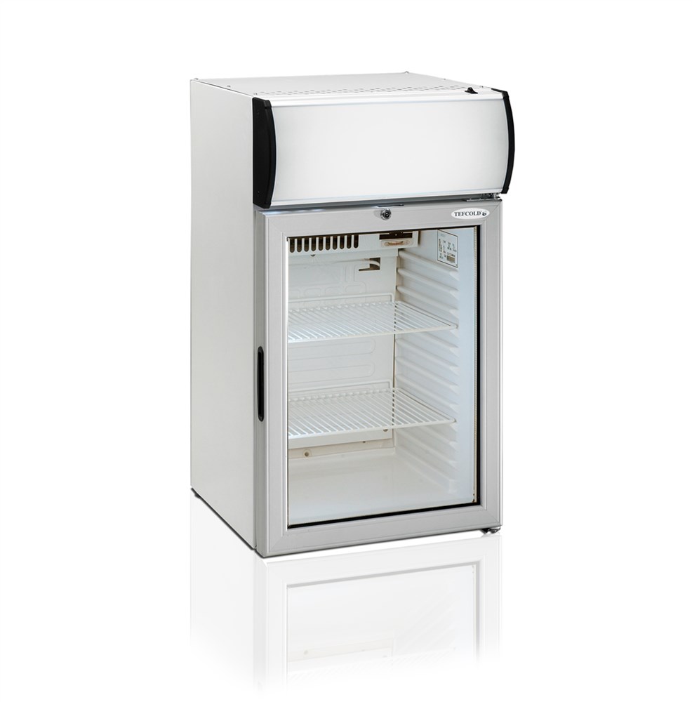 FS80CP - Vitrínová chladnička s reklamným banerom