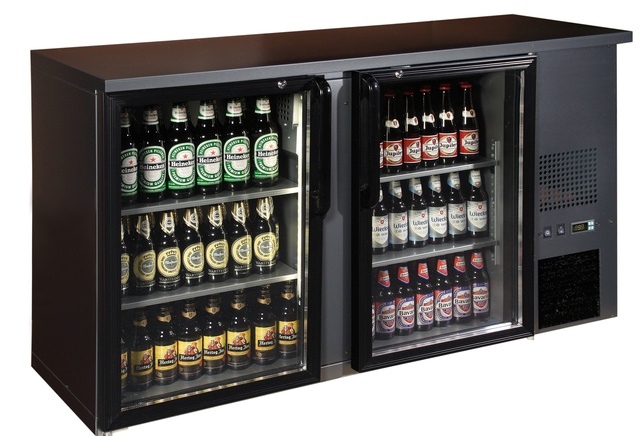 TCBB 2GD barová chladnička s dvomi sklenými dverami