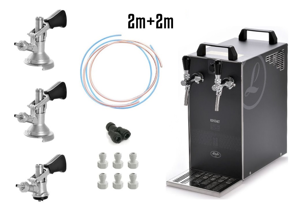 KONTAKT 40/K BLACK EDITION GL zostava so vzduchovým kompresorom + 3 narážače+ hadice a spojky 