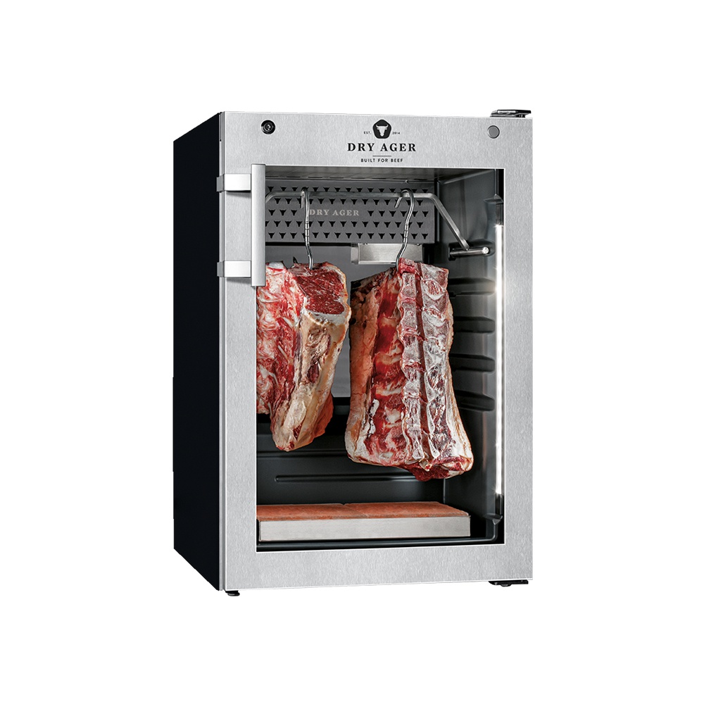  DX500 premium S – nerezová zrecia presklená komora s kapacitou 20kg mäsa