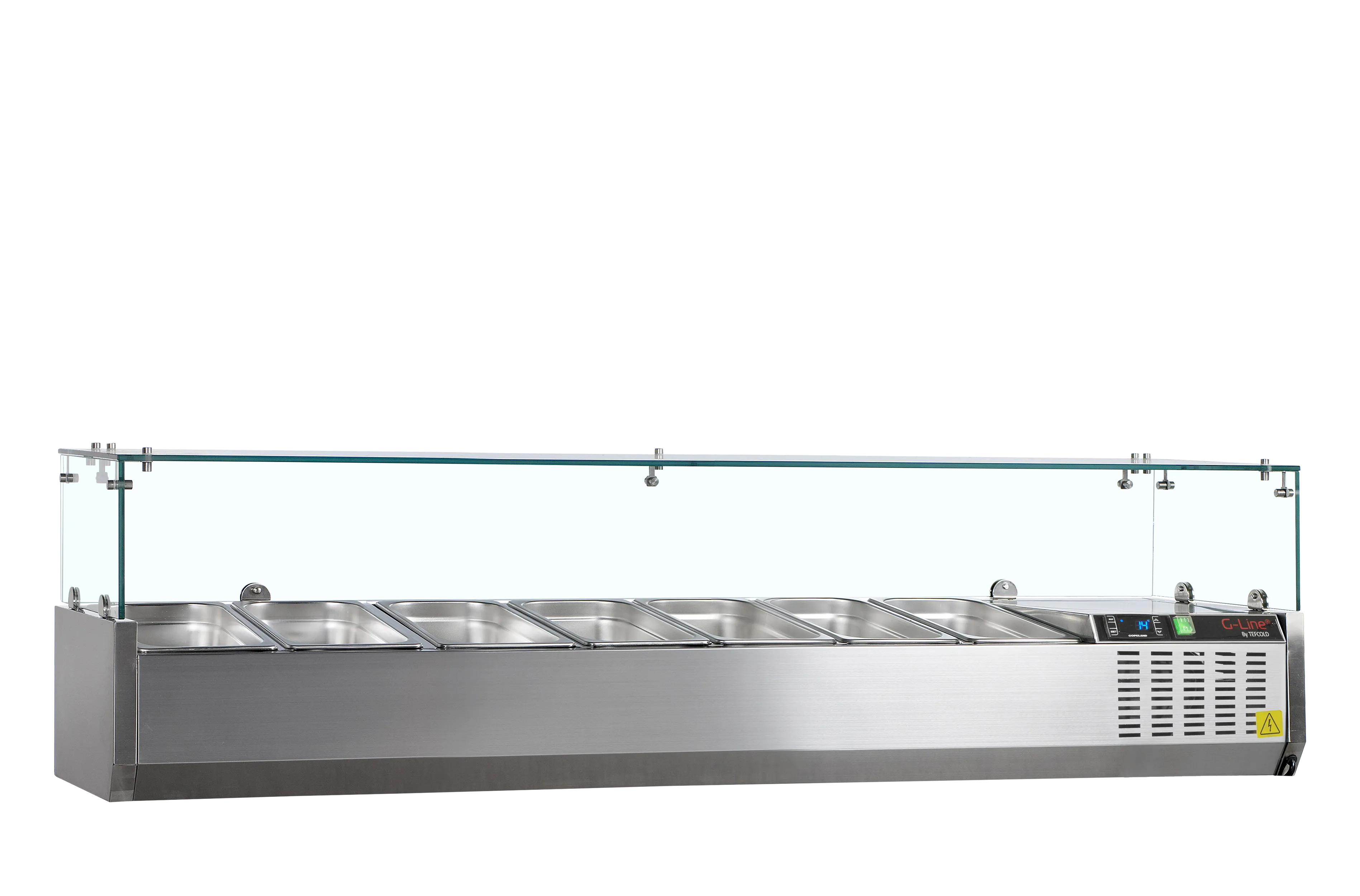 GVC38-160 Šalátový chladič prispôsobený rozmerom na 7 x GN1/3