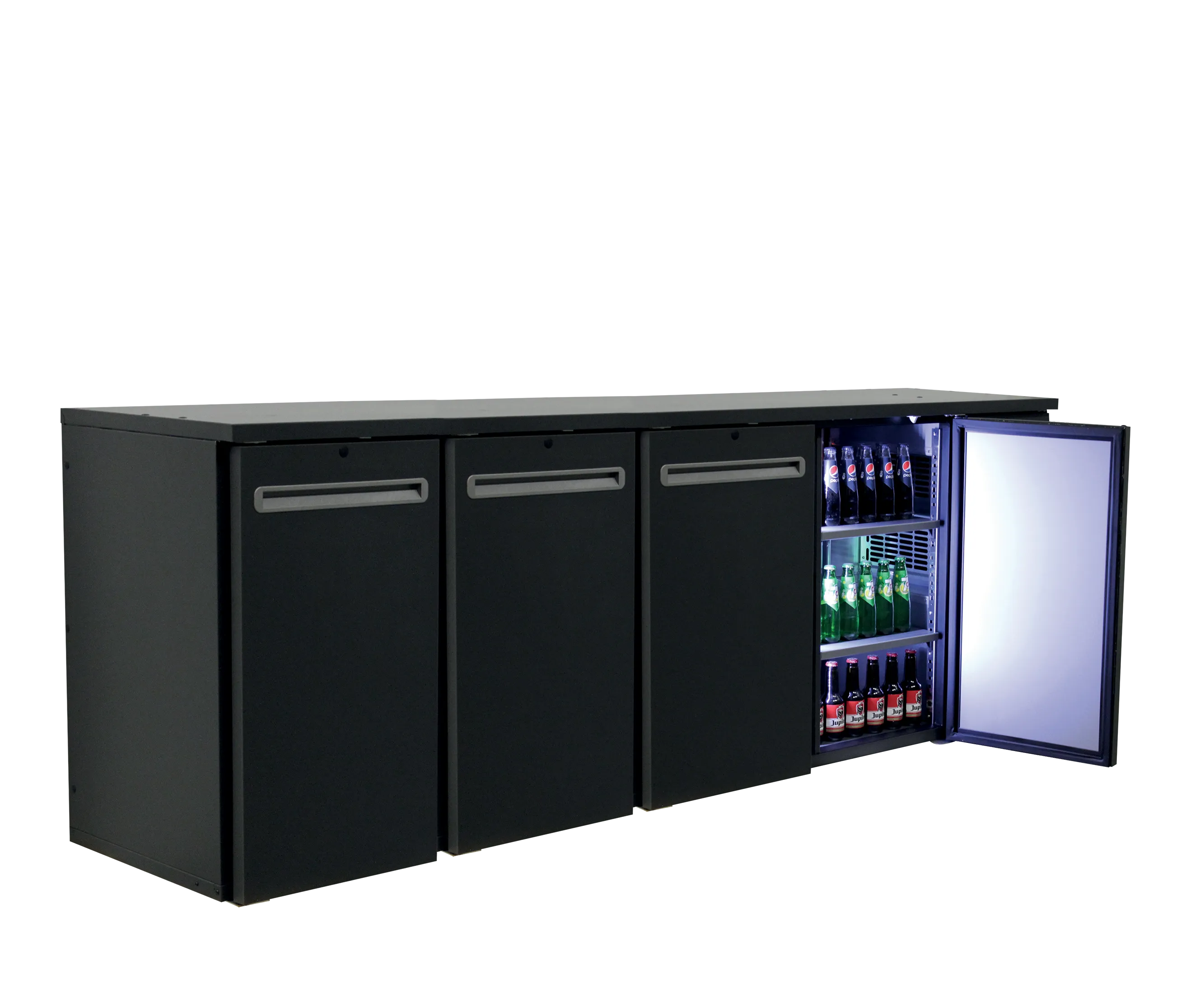 SCL-2222MU PLUS - Prémiový barový segment so 4 plnými dverami