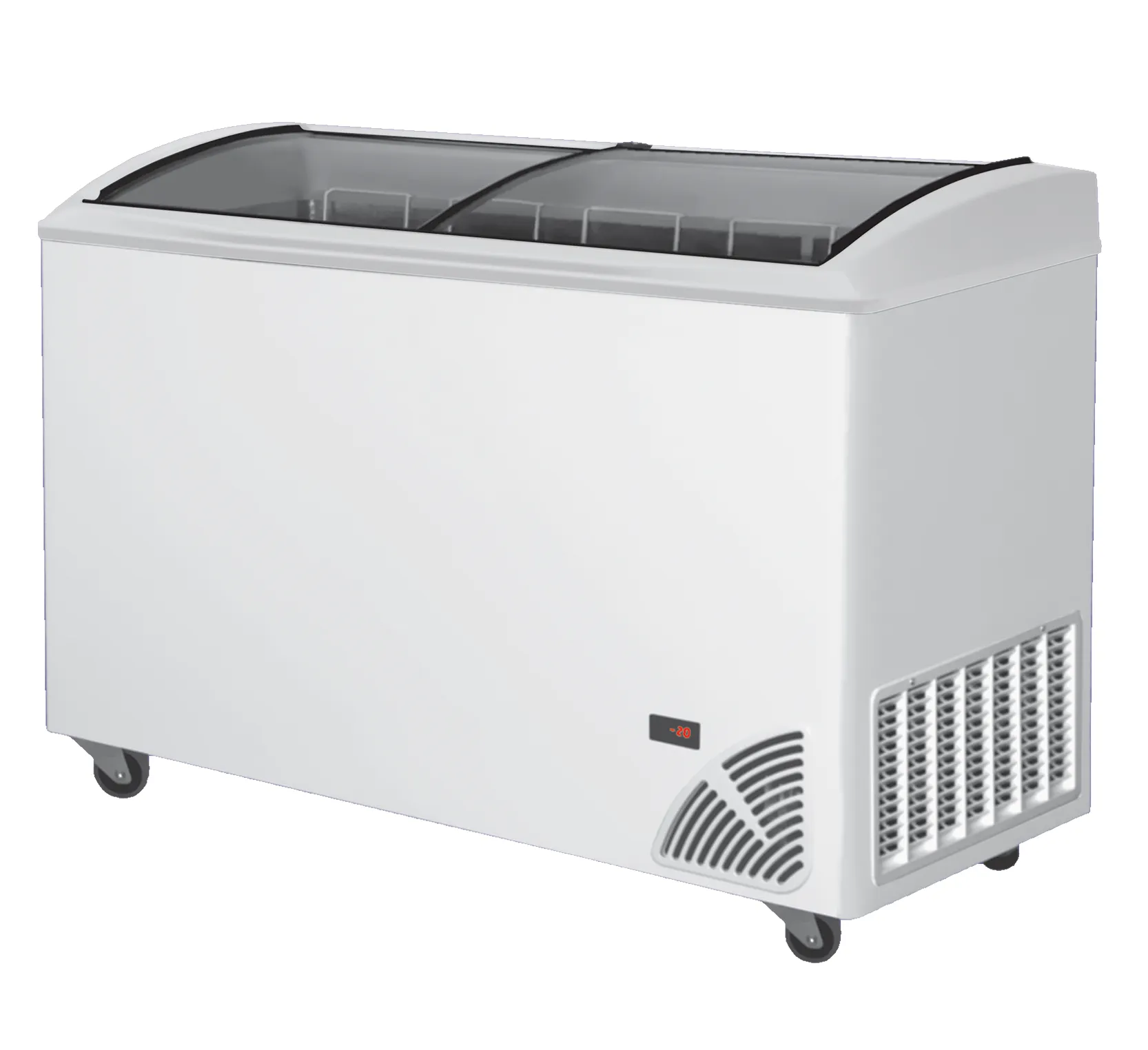 ARO406/2 White Edge - Pultová mraznička s 5 košíkmi a bielym lemom