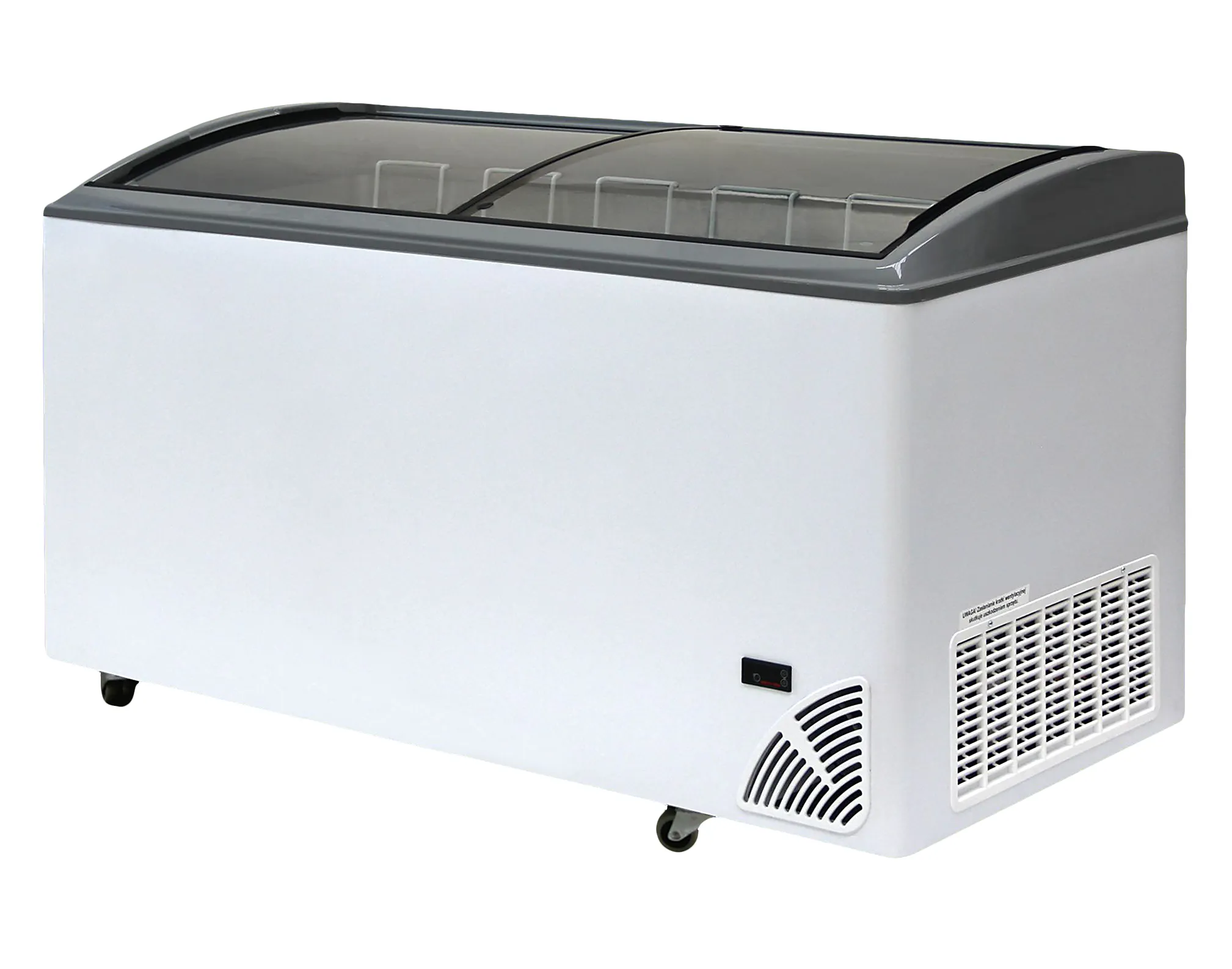 ARO606/2 Grey Edge - Pultová mraznička s 6 košíkmi a sivým lemom