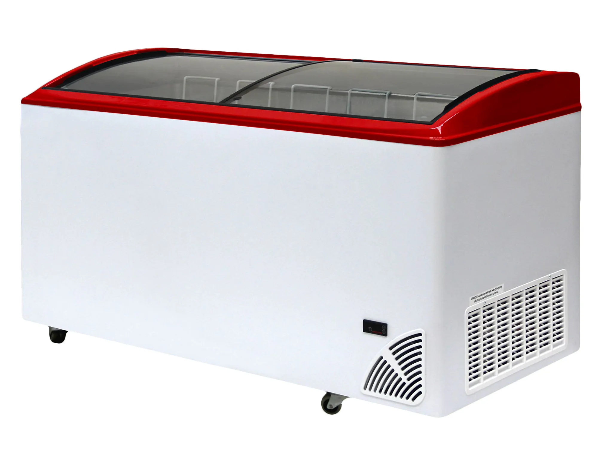 ARO606/2 Red Edge - Pultová mraznička so 6 košíkmi a červeným lemom