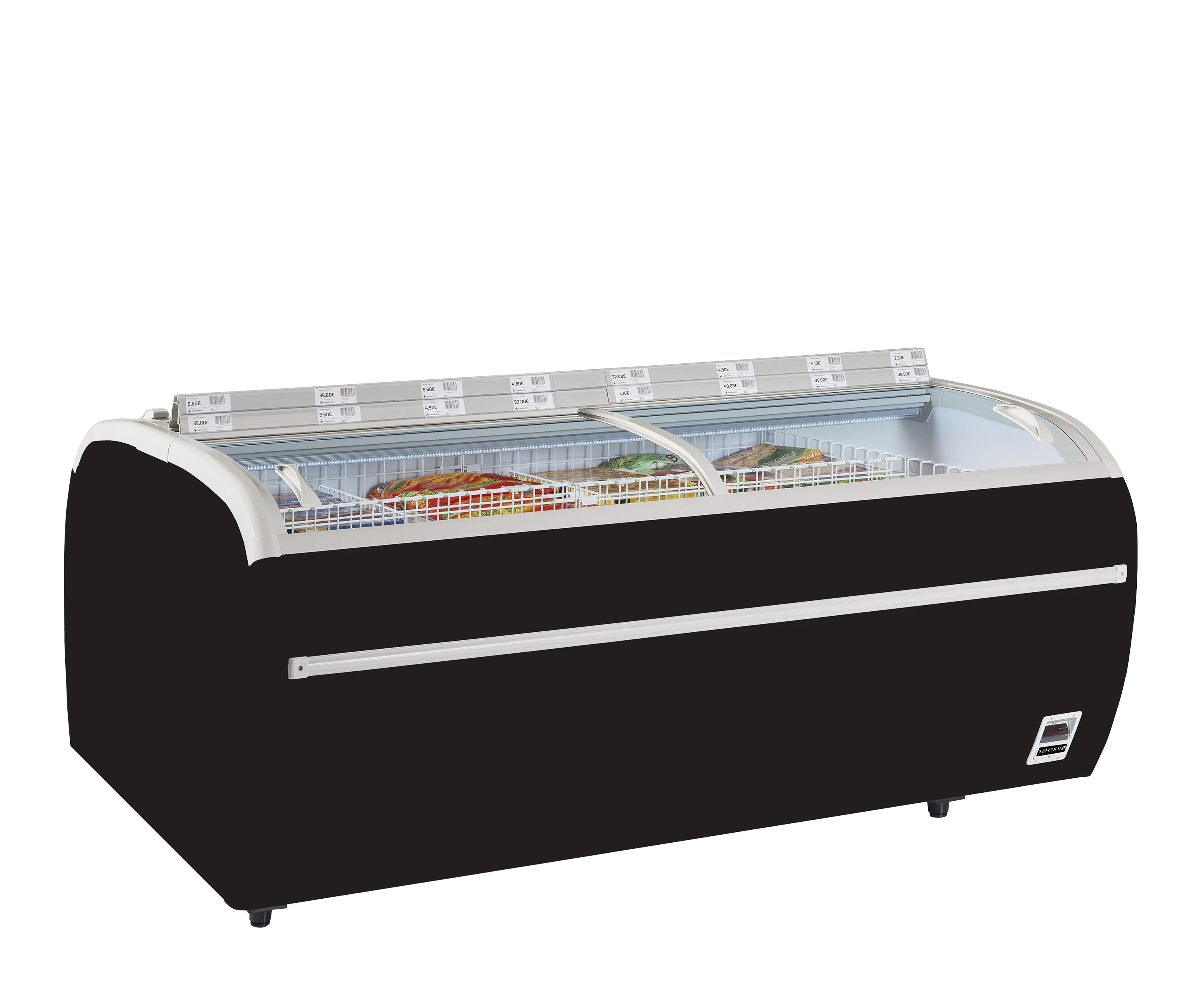 TWIN 220-BF BLACK - Chladiaco-mraziaci dvojitý ostrov pre supermarkety