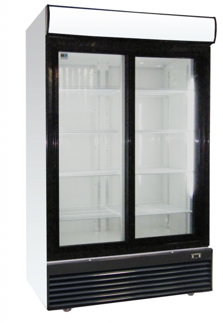 LG1000 B Vitrínová dvojdverová chladnička